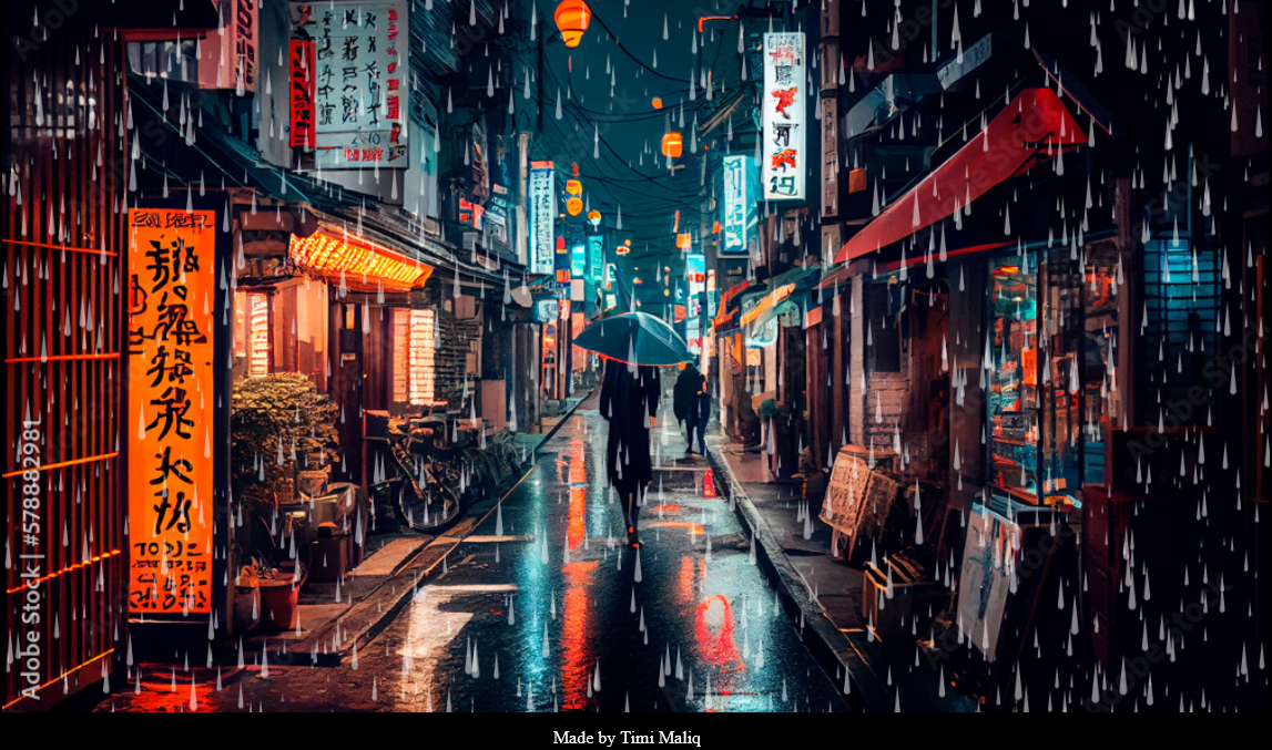 Rain In Tokyo